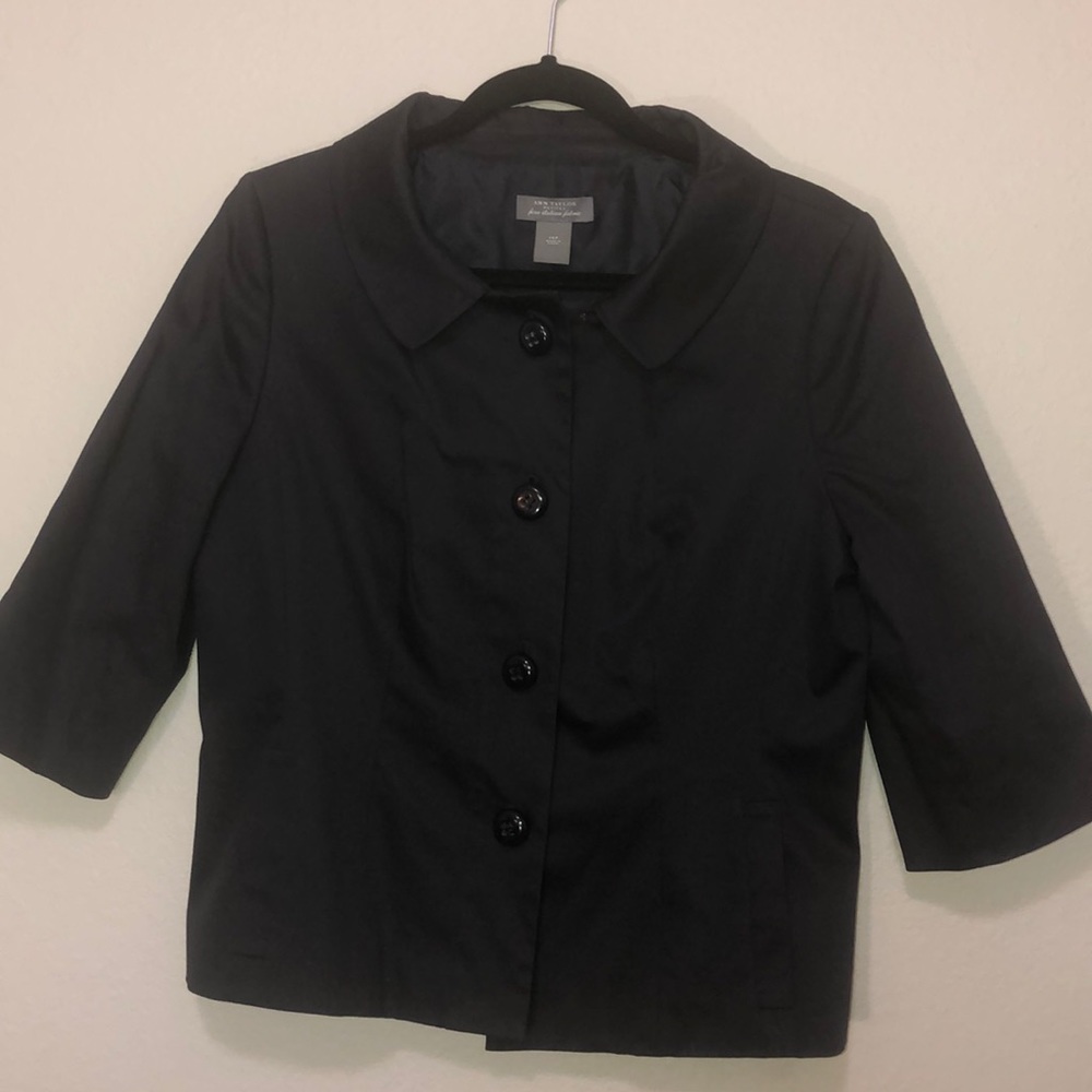 Ann Taylor Fine Italian Fabric Suit Jacket